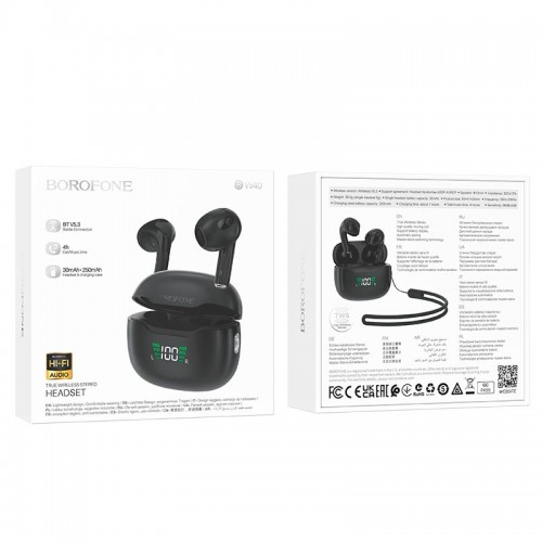 Наушники Borofone BW40 TWS black