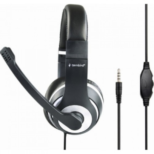 Навушники Gembird MHS-03-BKWT black/white