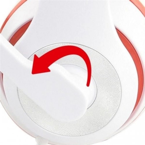 Наушники Gembird MHS-03-WTRD white/red