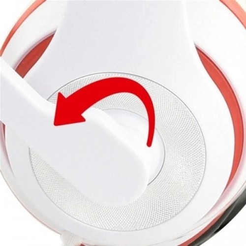 Навушники Gembird MHS-03-WTRDBK white/red/black