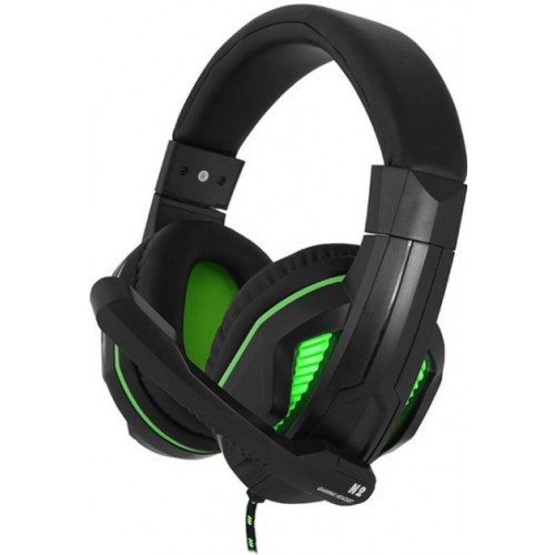 Наушники GEMIX N2 LED Black/Green