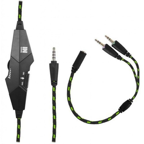 Навушники GEMIX N20 black/green Gaming