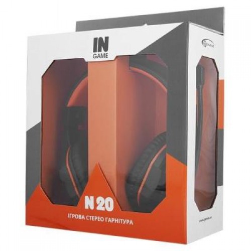 Навушники GEMIX N20 black/orange Gaming