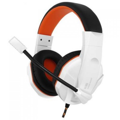 Наушники GEMIX N20 white/orange Gaming