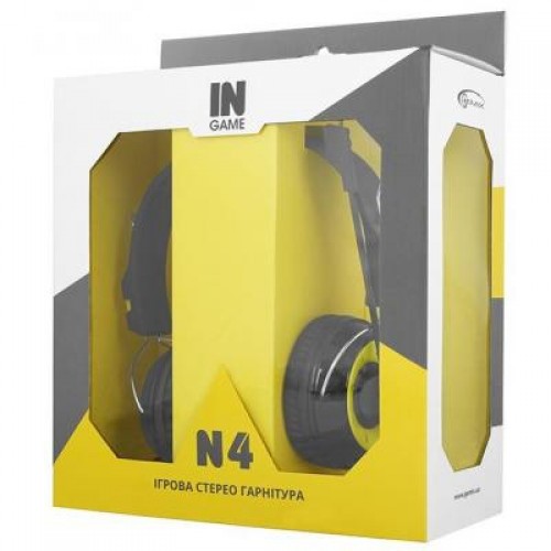 Наушники GEMIX N4 black/yellow Gaming