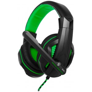 Наушники GEMIX X370 black/green