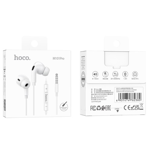 Наушники Hoco M101 Pro White