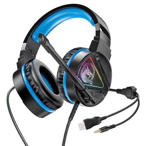 Навушники Hoco W104 Drift Gaming blue