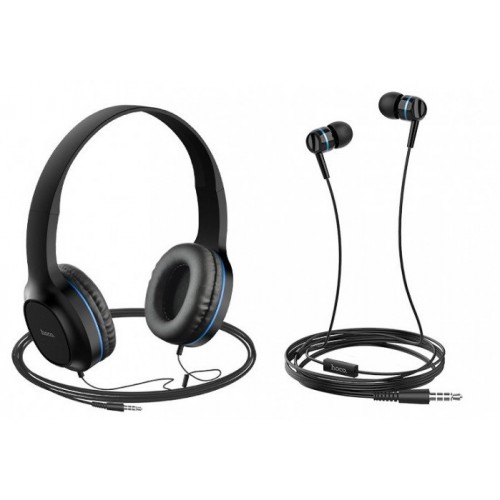 Навушники Hoco W24 Enlighten Set 2in1 Blue