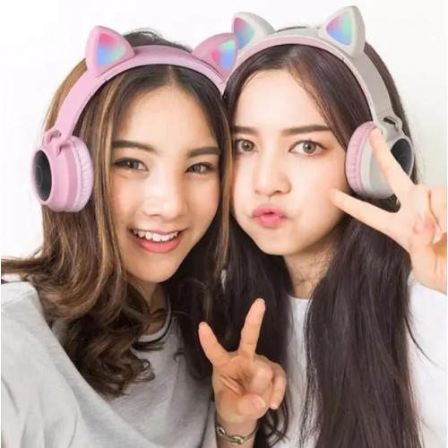 Навушники Hoco W27 Cat Ear Grey