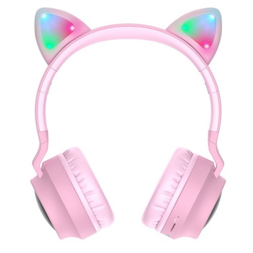 Наушники Hoco W27 Cat Ear Pink