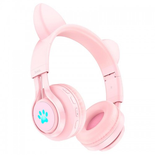 Наушники Hoco W39 Cat pink