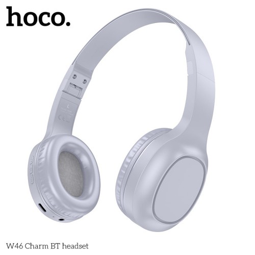 Навушники Hoco W46 Charm grey