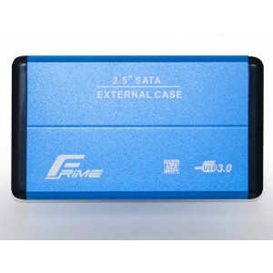 Внешний карман Frime FHE22.25U30 для 2.5" SATA HDD/SSD USB3.0 Metal blue