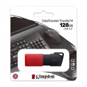 USB 3.2 128Gb Kingston DT Exodia M