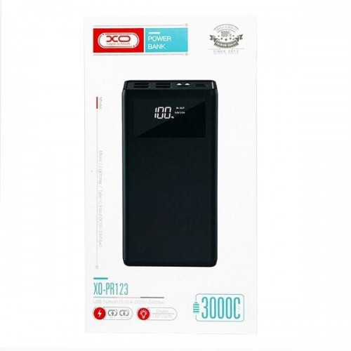 Power Bank XO PR123 (30000mAh) black