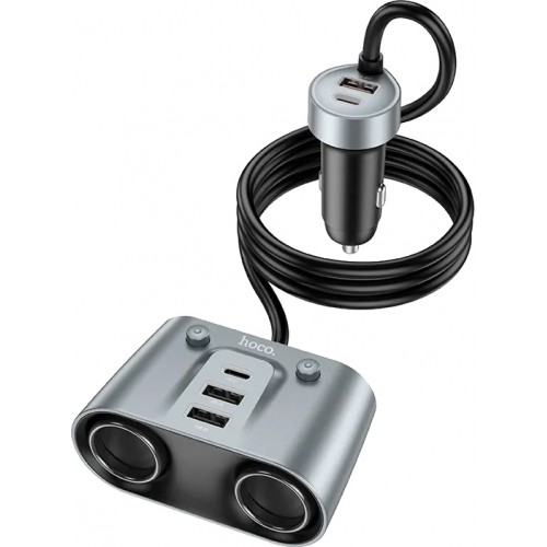 АЗУ Hoco Z51 PD+QC3.0 (3xUSB, 2xType-C, 147W) grey