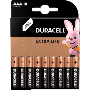 Батарейки AAА Duracell LR03 MN2400, 1х18шт.