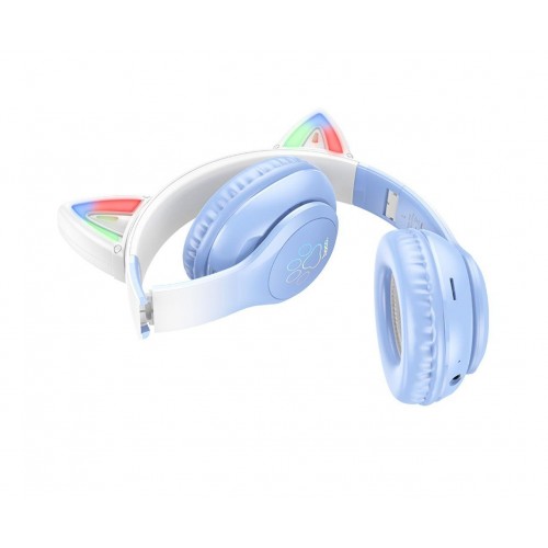 Наушники Hoco W42 Cat Blue