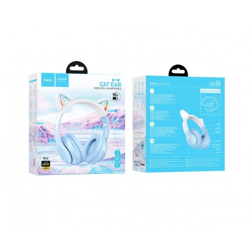 Наушники Hoco W42 Cat Blue