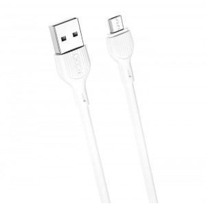 USB кабель XO NB200 MicroUSB 2m. white