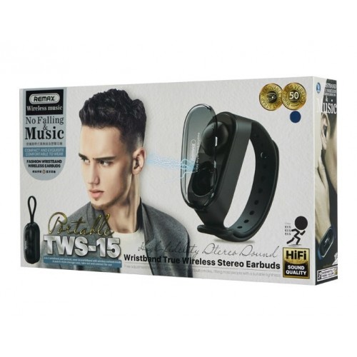 Наушники Remax TWS-15 (TWS) black