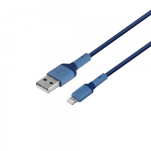 USB кабель Hoco X65 Lightning blue