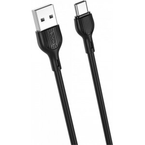 USB кабель XO NB200 Type-C 1m. black