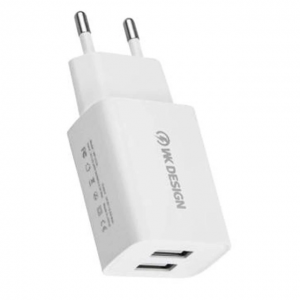 Сетевое зарядное устройство Remax WK Design WP U-119 Micro (2xUSB 2A/Cable MicroUSB) white