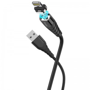 USB кабель Hoco X63 Magnetic Lightning black