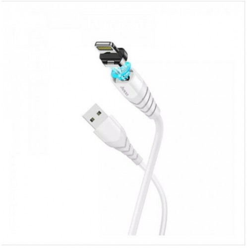 USB кабель Hoco X63 Magnetic Lightning white