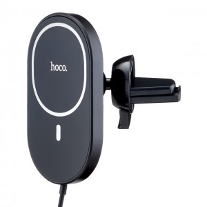 Держатель Hoco CA90 MagSafe Wireless Charger 15W black