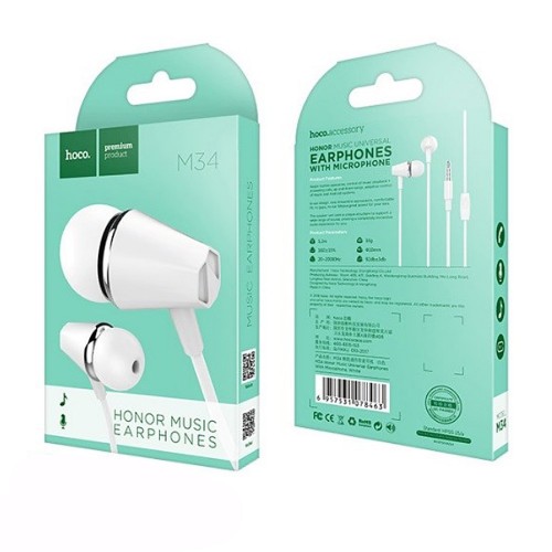 Наушники Hoco M34 White