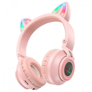 Наушники Borofone BO18 Bluetooth pink