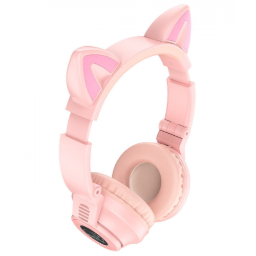 Навушники Borofone BO18 Bluetooth pink