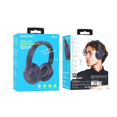 Навушники Borofone BO20 Bluetooth Blue