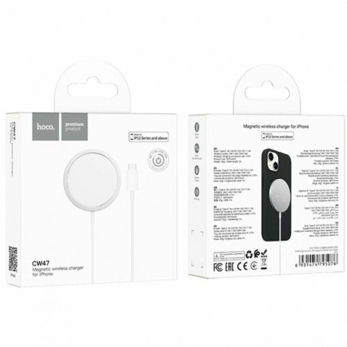 БЗП Hoco CW47 Original Series MagSafe Wireless Charger 15W