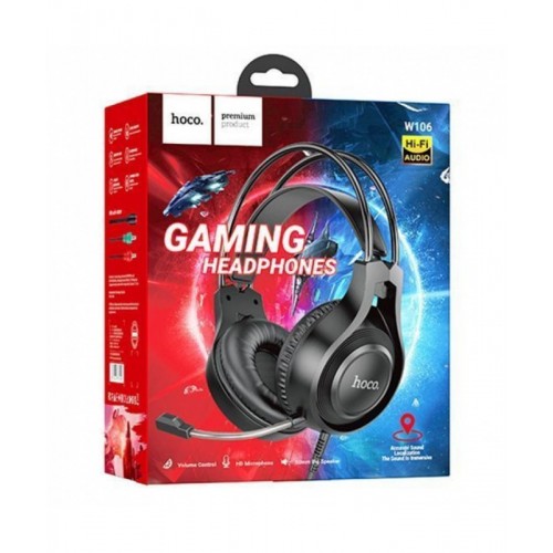 Навушники Hoco W106 Tiger Gaming Black