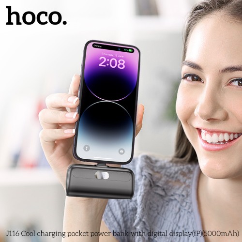 Power Bank Hoco J116 Lightning (5000mAh) black
