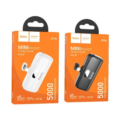 Power Bank Hoco J116 Lightning (5000mAh) black