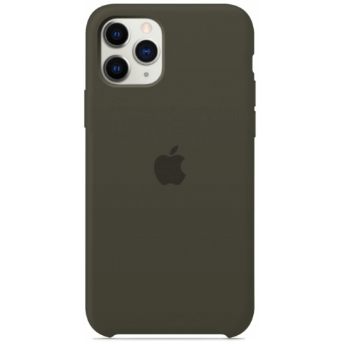Чехол-накладка Silicone Case iPhone 11 Pro Max (34) Olive
