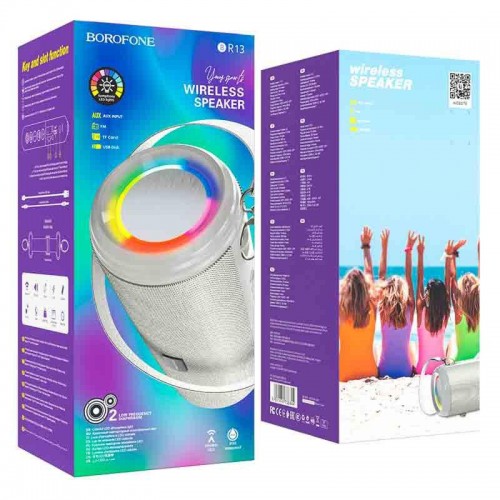Колонка Borofone BR13 grey