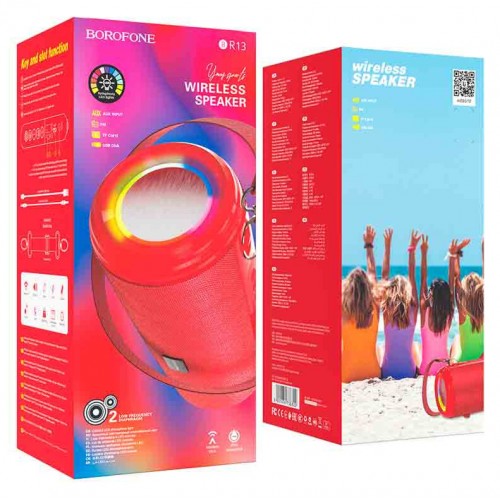 Колонка Borofone BR13 red