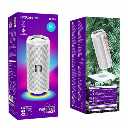 Колонка Borofone BR15 grey