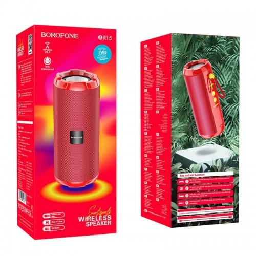 Колонка Borofone BR15 red