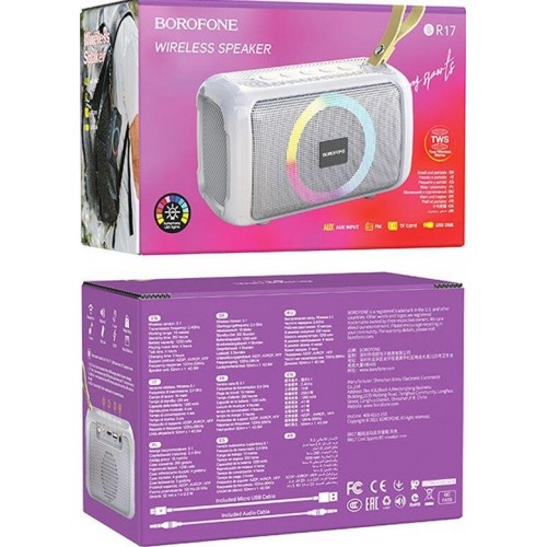 Колонка Borofone BR17 grey