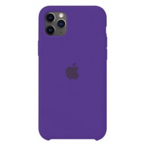 Чехол-накладка Silicone Case iPhone 11 Pro Max (30) Dark purple