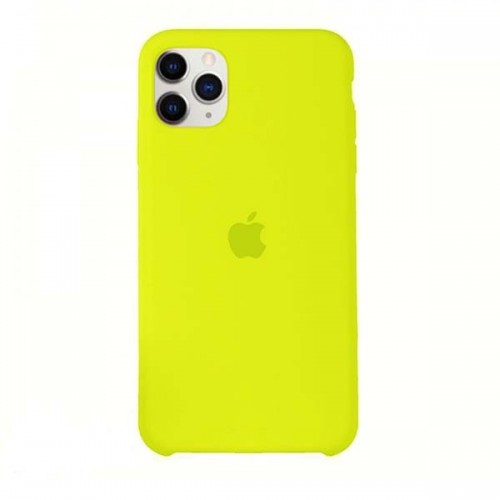 Чехол-накладка Silicone Case iPhone 11 Pro (32) Shiny yellow