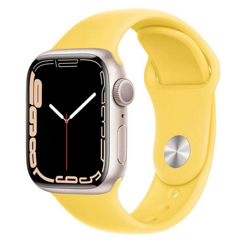 Ремешок Hoco WA01 for Apple Watch 1-8 (38/40/41mm) light lemon