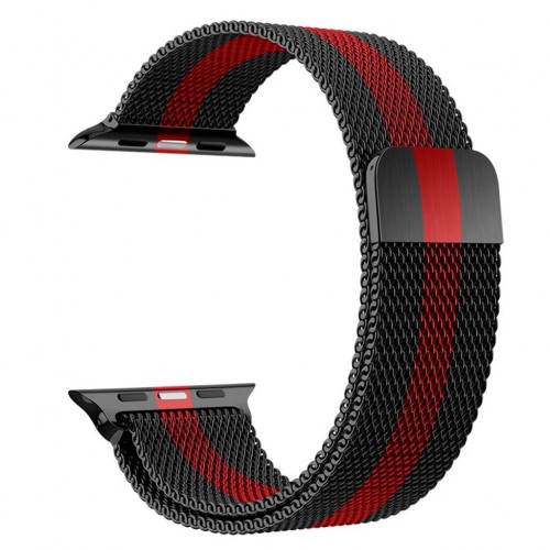 Ремешок Hoco WA03 for Apple Watch 1-8 (38/40/41mm) black-red